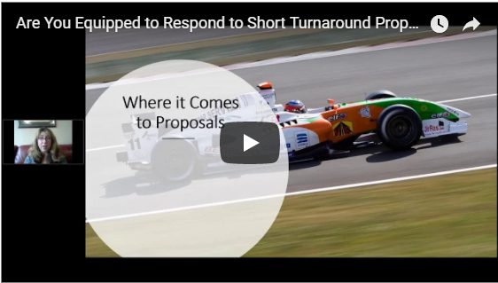 Are you Equipped to Respond to Short Turnaround IDIQ Task Order Proposals?